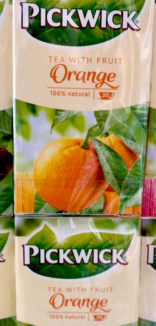 Pickwick tea with Fruit Orange 100% Natural 20ct