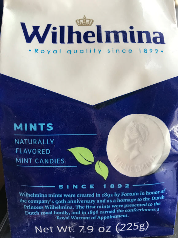 Wilhelmina Mints Bag 225g