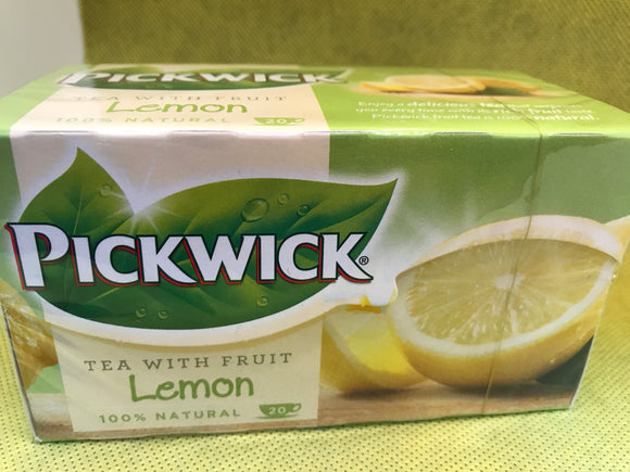 Pickwick tea with Fruit Lemon 100% Natural 20ct