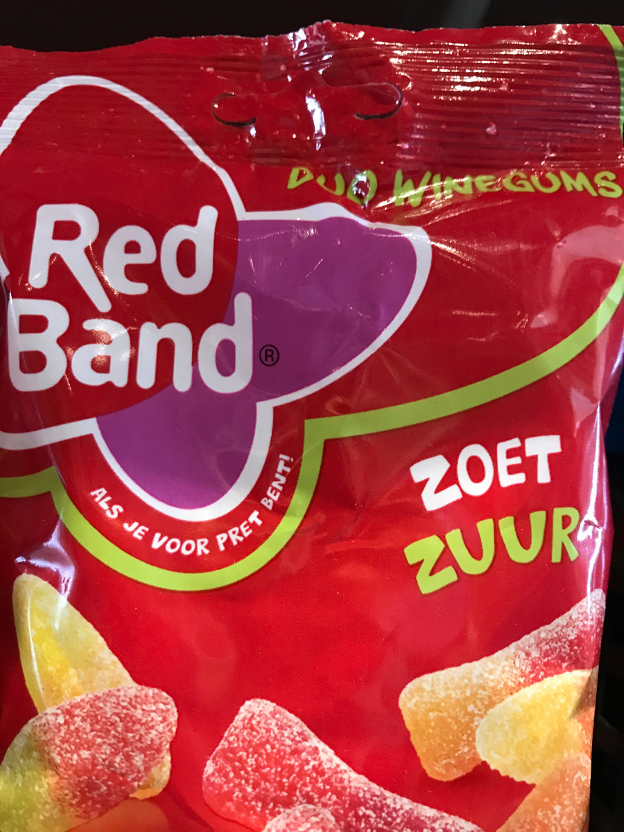 Red Band Zoet Zuur Winegums 166 g –