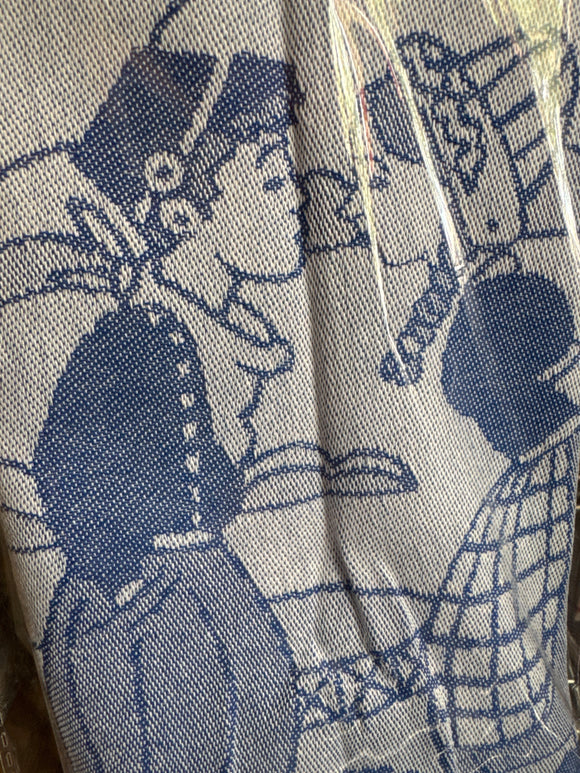 Dish Towel Blue Kiss and couple