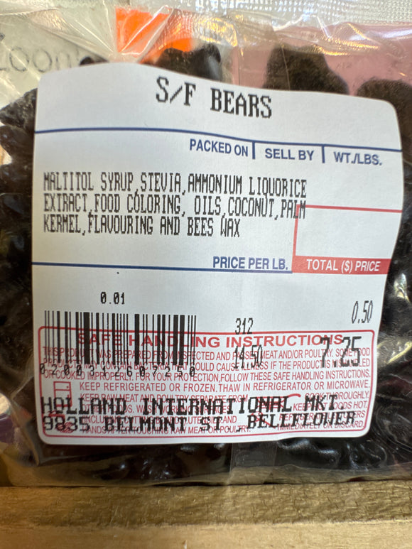 Sugar Free Bears 8oz