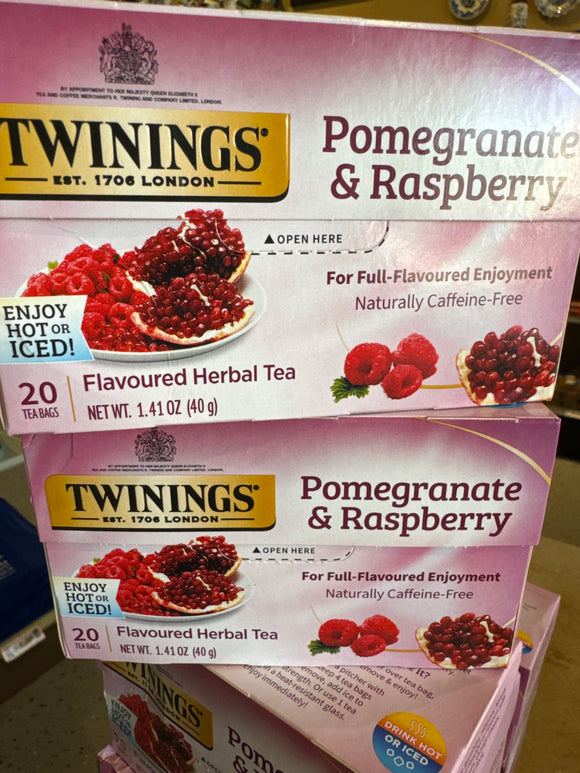 Twinings Pomegranate& Raspberry 20 Bags