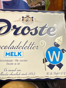 Droste chocolate LARGE letters Dark(W)