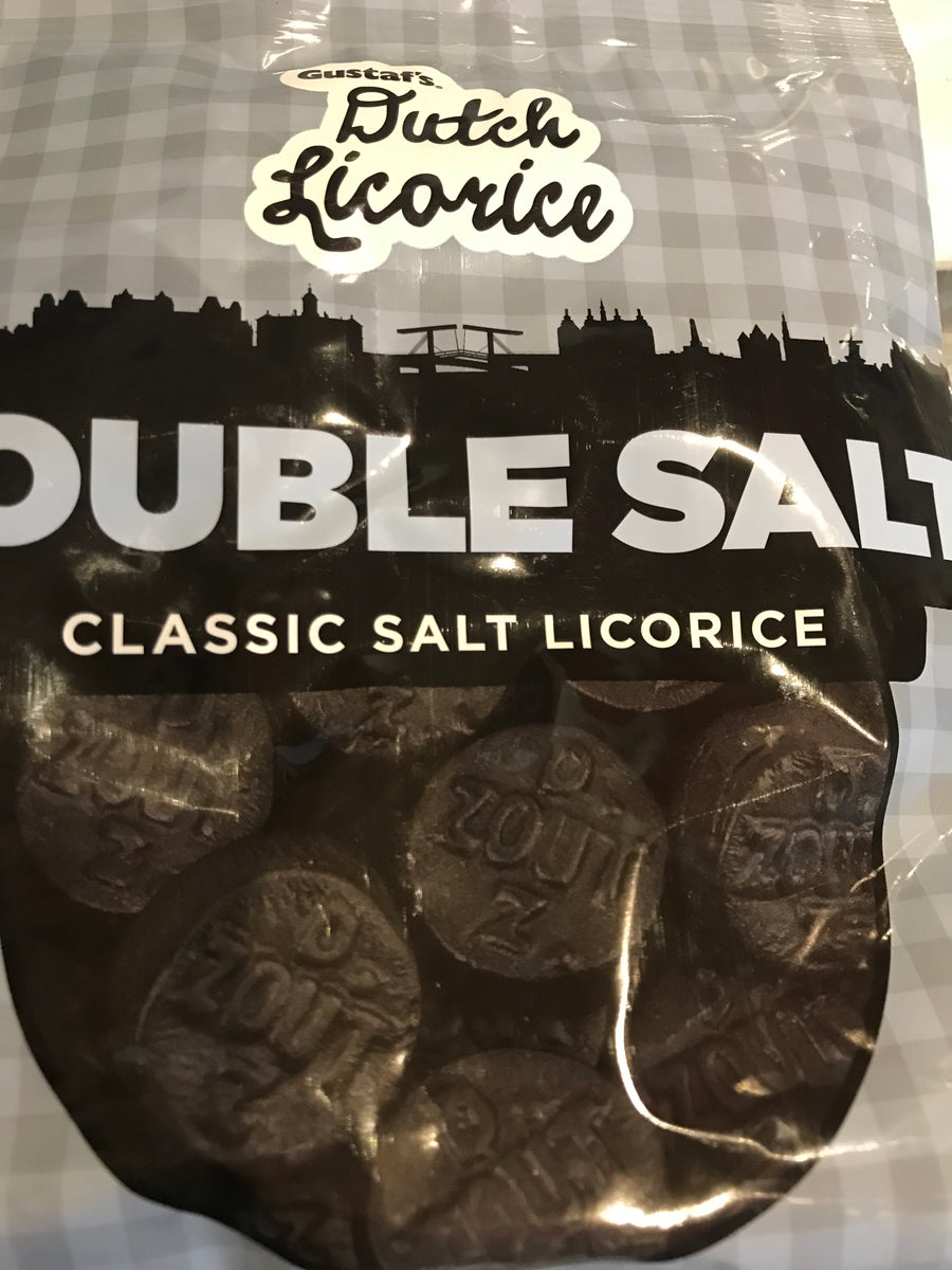 Gustaf’s Dutch Licorice Double Salt 150g – http://dutchmarketinusa.com/