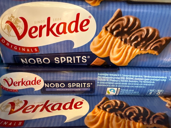 Verkade  Nobo Sprits Milk:/chocolate 150g