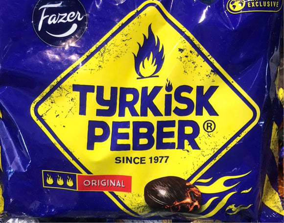 Fazer Tyrkisk Pepper Drop Vegan 400g