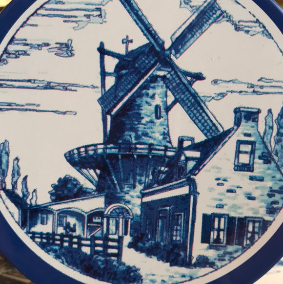 Delft Blue Tin with Stroopwafel 8 pcs