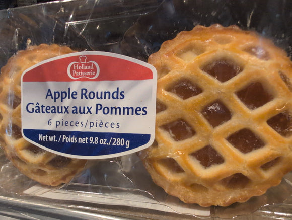 Holland Patisserie 6 Apple Rounds 9.8 oz
