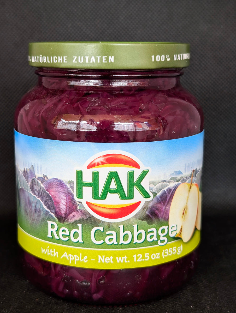 Hak Rode Kool met stukjes appel 355g – http://dutchmarketinusa.com/