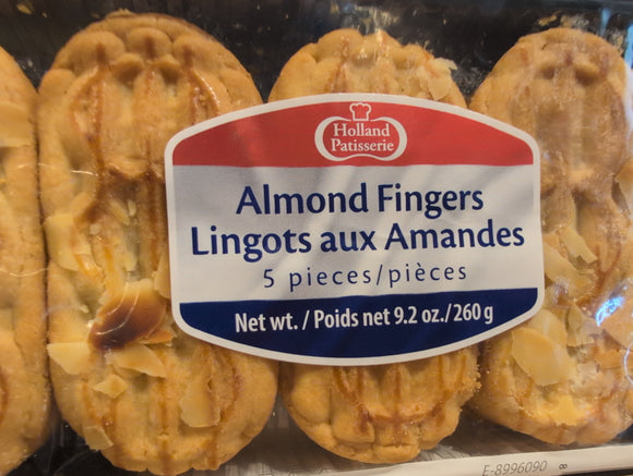 Holland Patisserie Almond Fingers (kanos) 9.2 oz