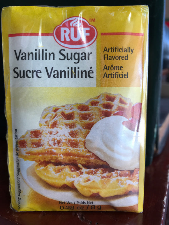 Ruf Vanillin Sugar 10 package 8g each