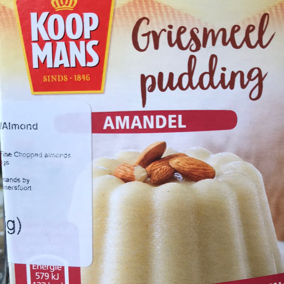 Koopmans Griesmeel Pudding Amandel 85g