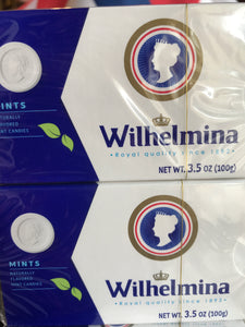 Wilhelmina  Mints 100 g (2boxes)