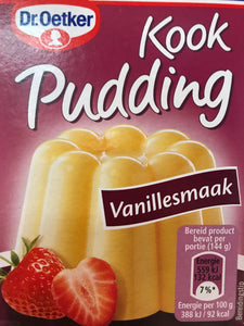 Dr.Oetker Kook Pudding Vanillesmaak 77g