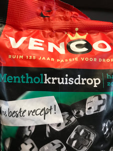 Venco Menthol Kruisdrop 173 g